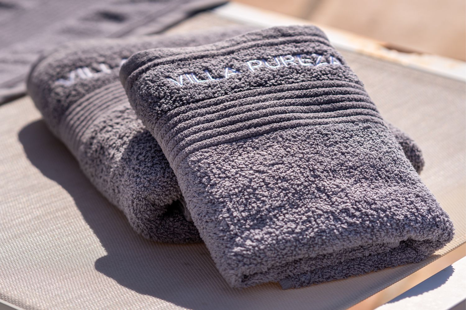 Handoeken van Villa Pureza die aanwezig zijn bij de exclusieve luxe retreat