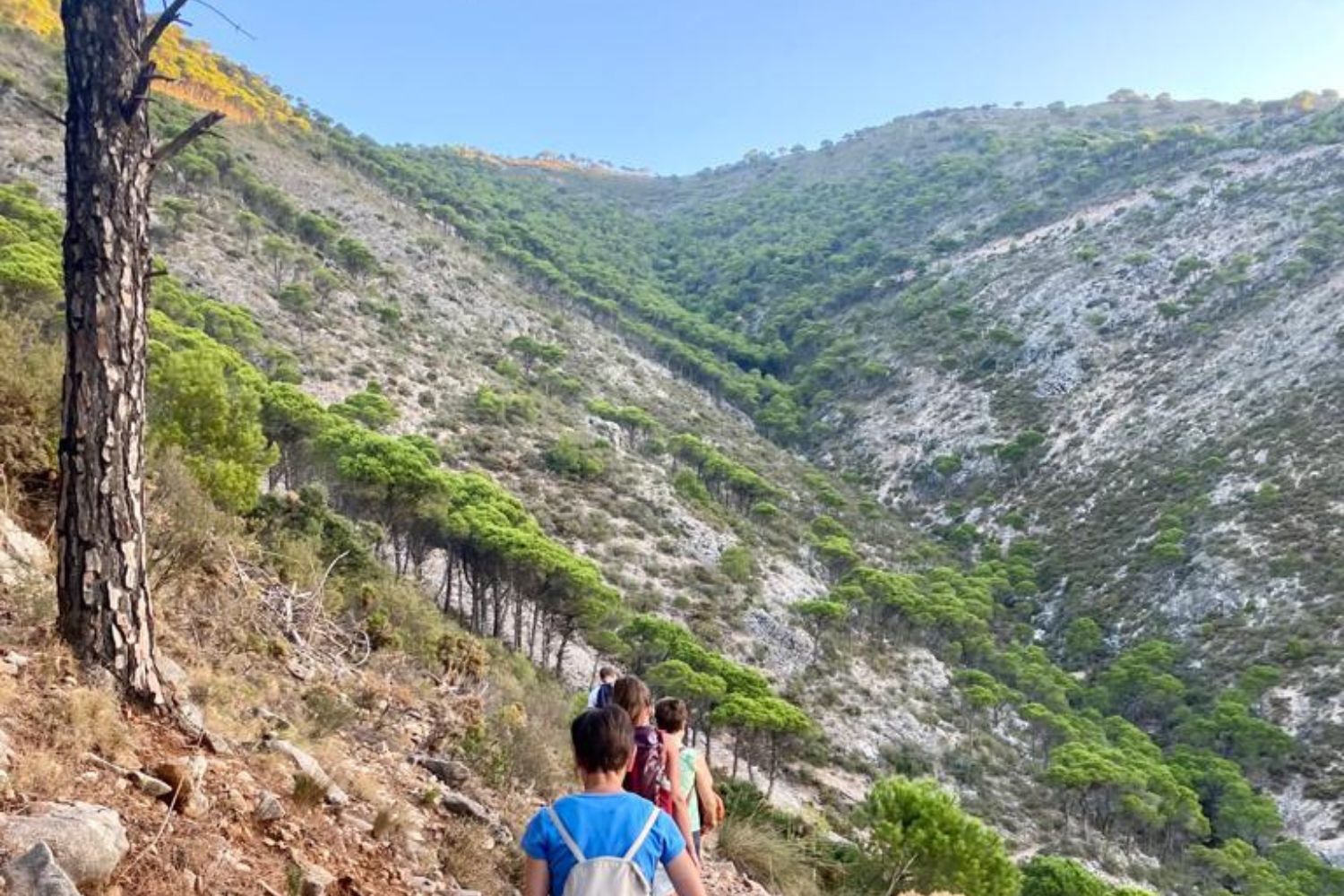 Prachtig uitzicht tijdens wandeltocht die Villa Pureza organiseerd