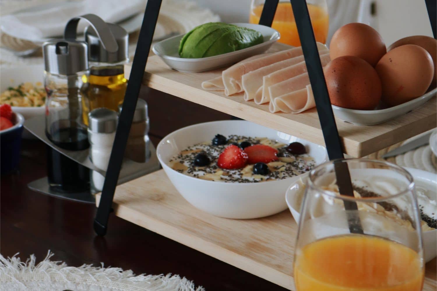 Heerlijk ontbijt bij de luxe retreat