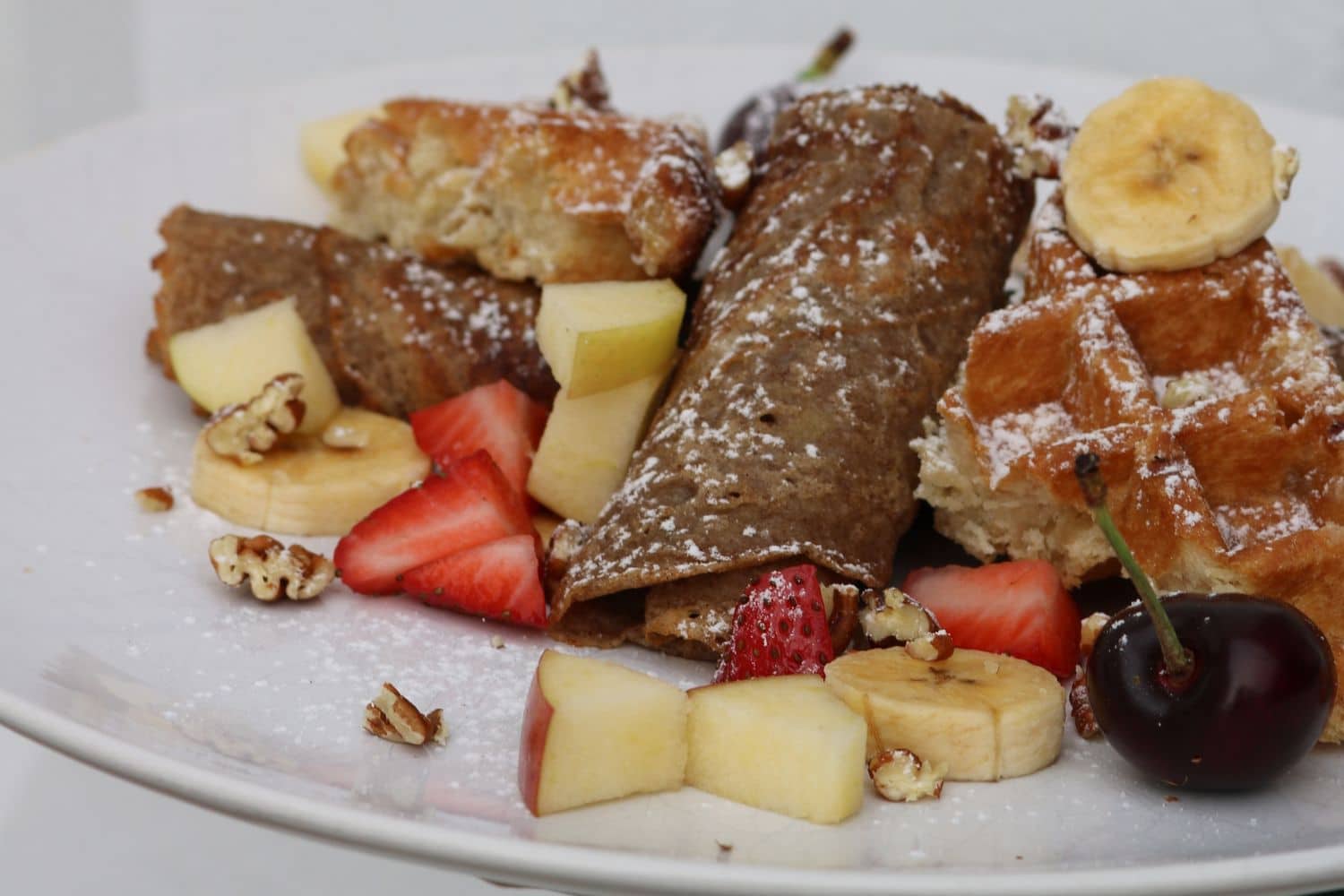 Heerlijke zoetige lekkernij die geserveerd wordt bij Villa Pureza